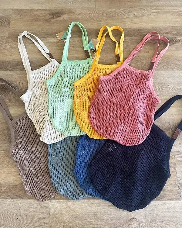 Net Market Bag Taupe | Sand Cloud - Image 4
