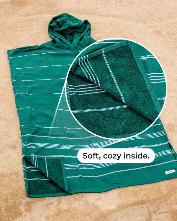 Terra Hooded Poncho Navy | Sand Cloud - Image 4